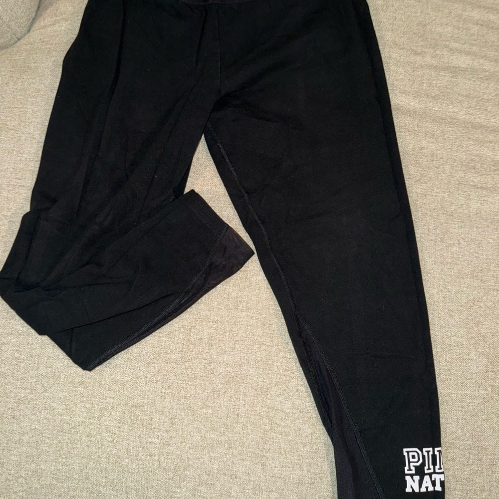 PINK Victoria's Secret Black Leggings